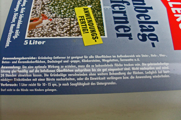 SL383409-Grünbelag-Entferner-Gebrauchsanweisung SL383409-Grünbelag-Entferner-Gebrauchsanweisung